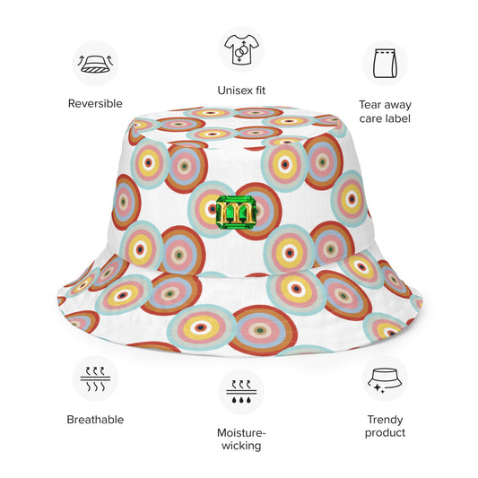 Reversible Bucket Hat 4 by Mollie - rubberchicken.studio
