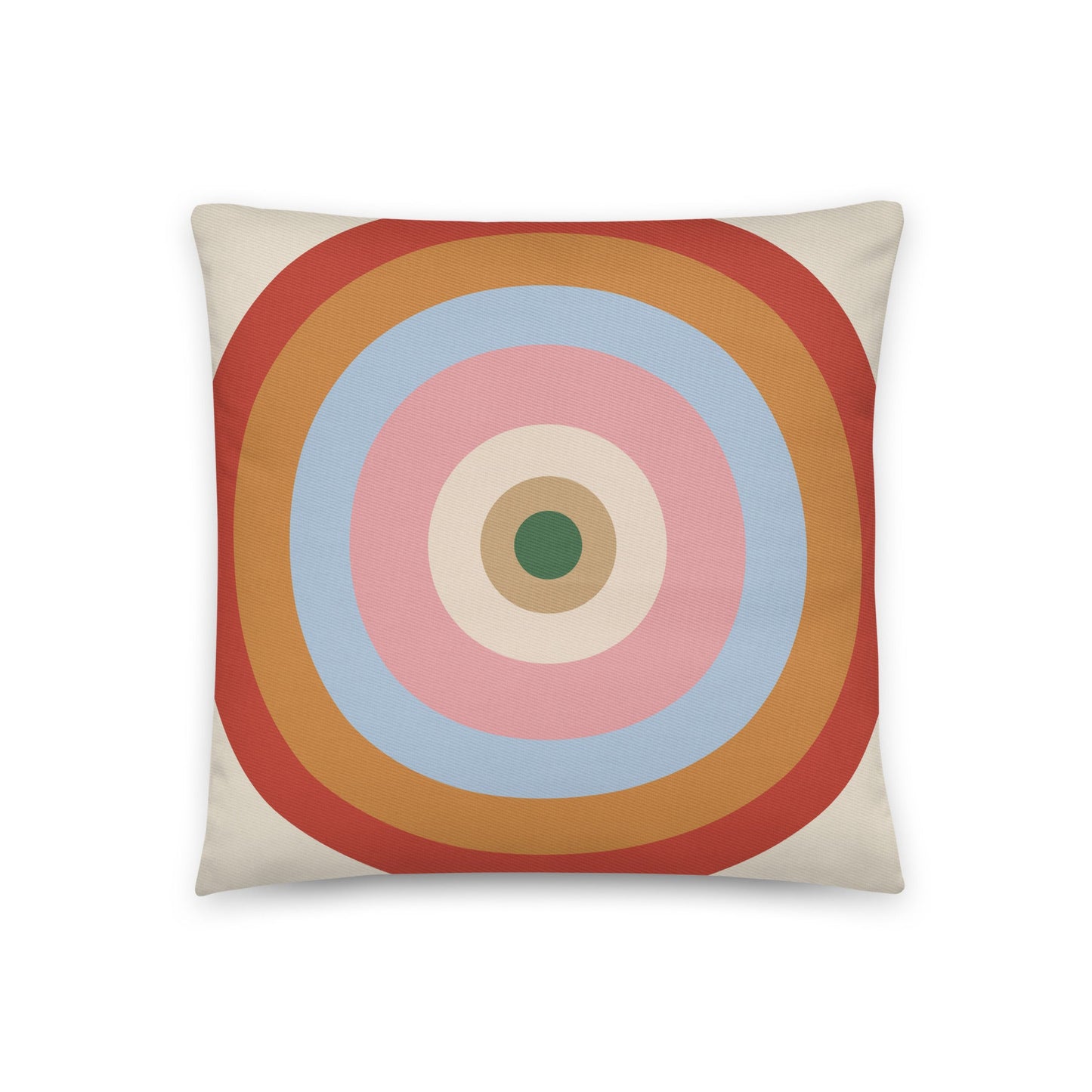 Royal - cotton cushion cover - Rich reds, camel browns, forest greens and muted blues - rubberchicken.studio