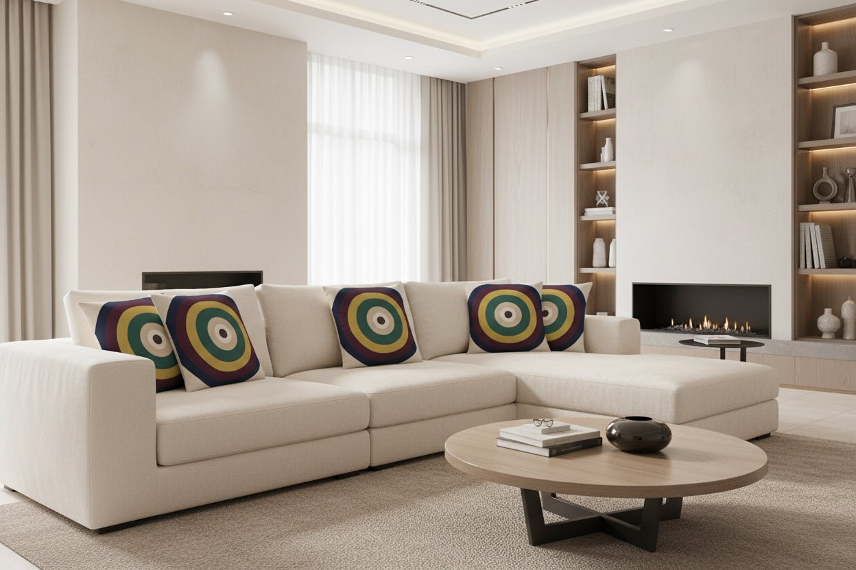 Rushmore - cotton cushion cover - Premium colours give a timeless sophisticated look - rubberchicken.studio