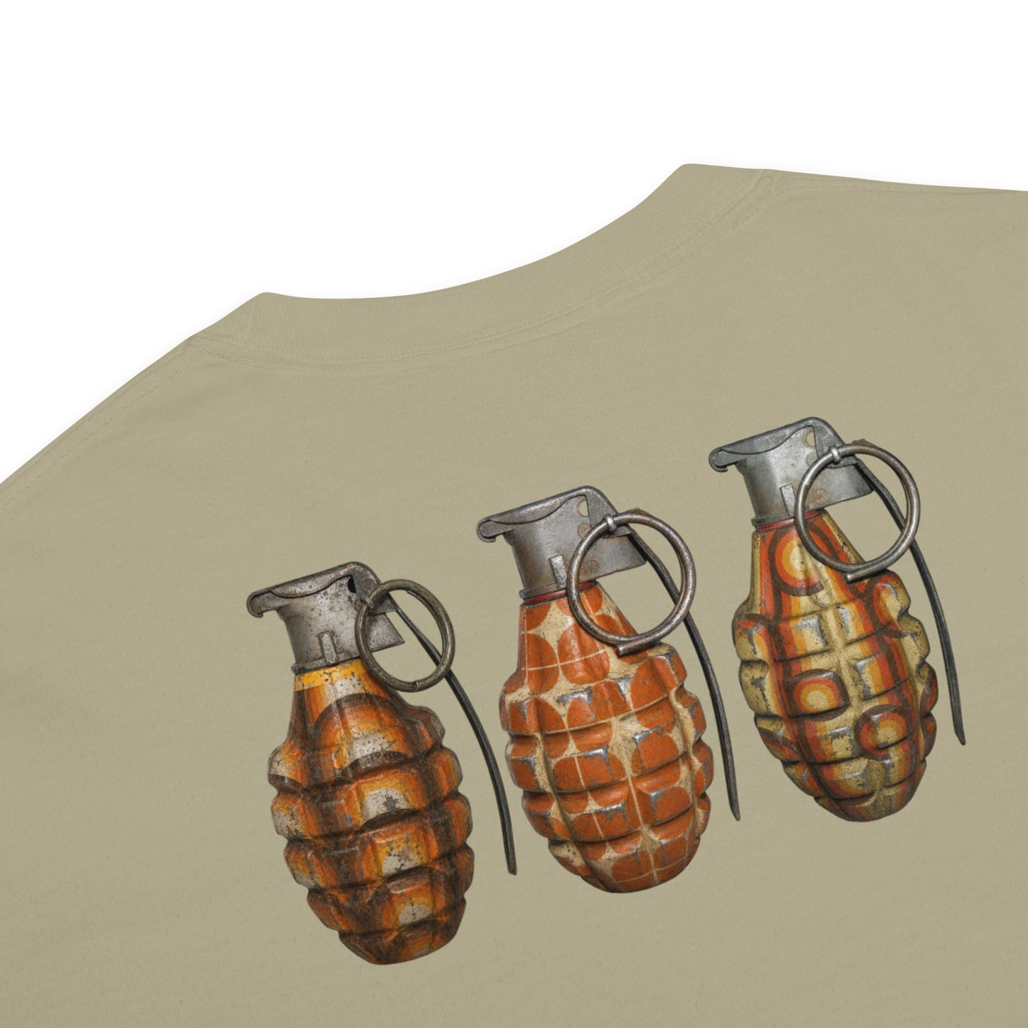 70's Grenades Trio T-Shirt - rubberchicken.studio