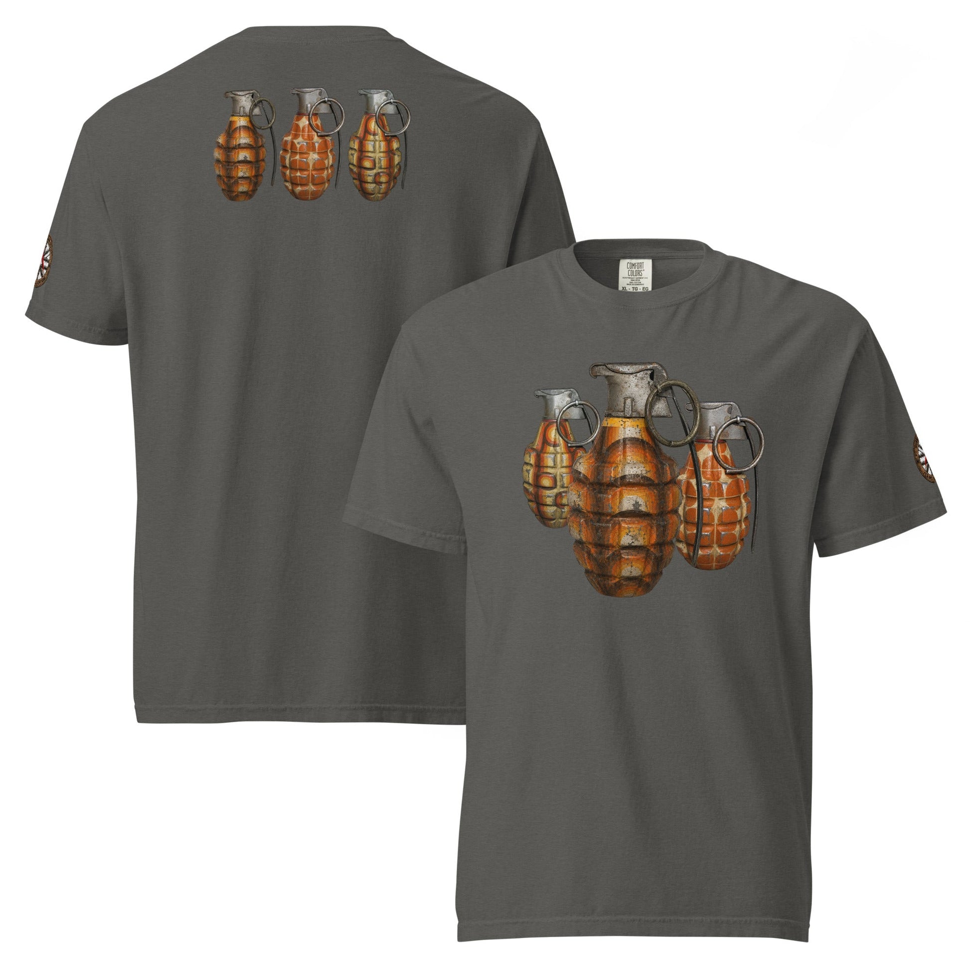 70's Grenades Trio T-Shirt - rubberchicken.studio