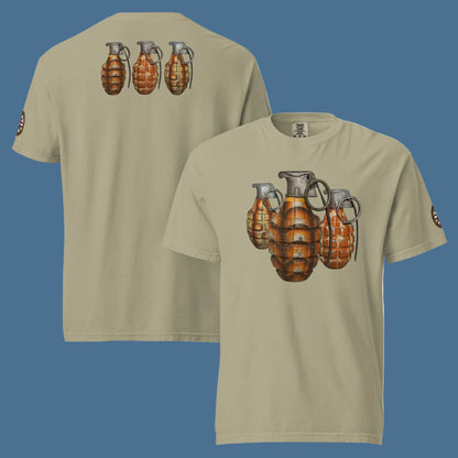 70's Grenades Trio T-Shirt - rubberchicken.studio
