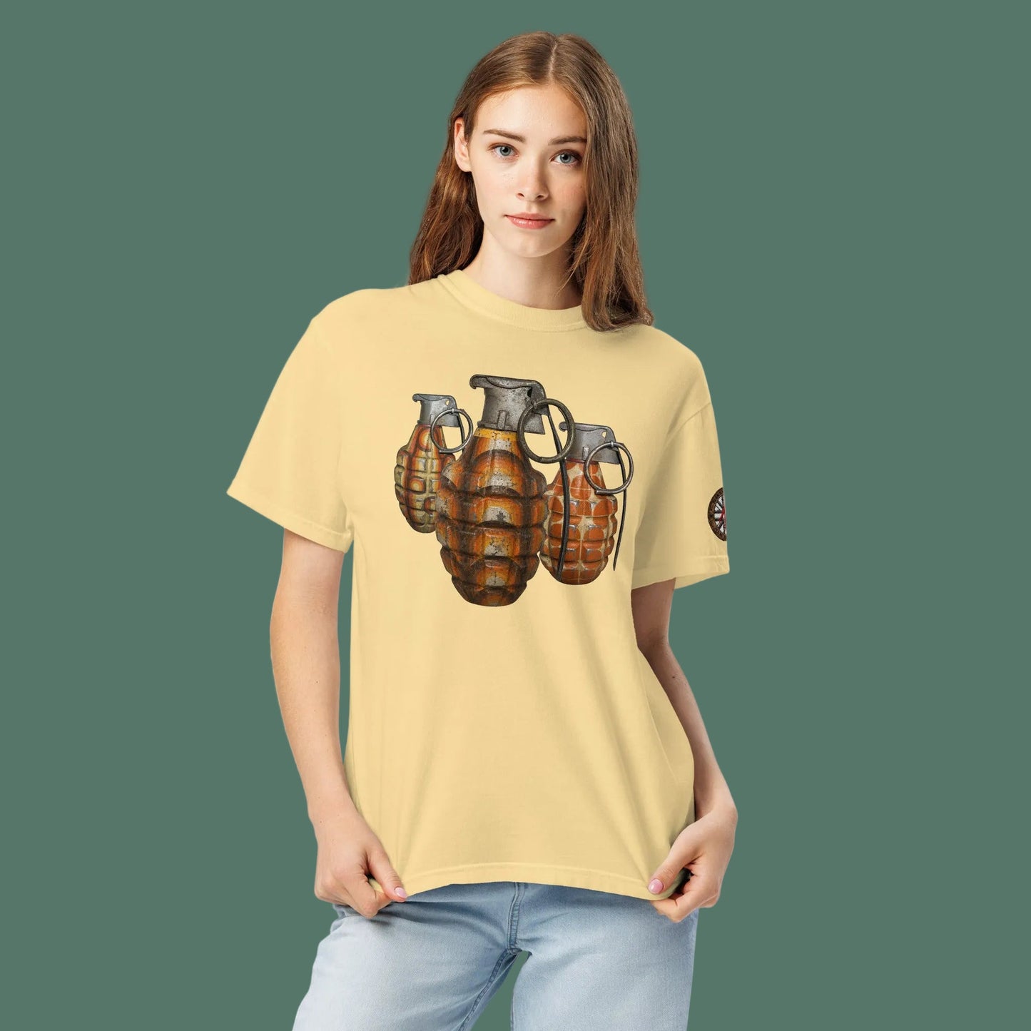 70's Grenades Trio T-Shirt - rubberchicken.studio