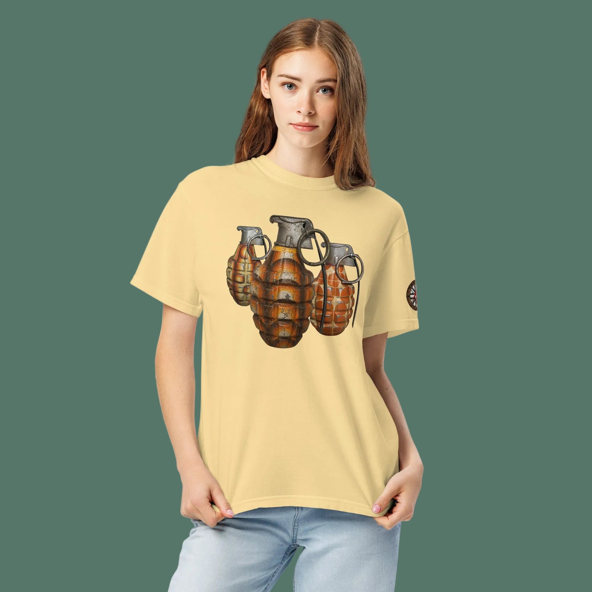 70's Grenades Trio T-Shirt - rubberchicken.studio