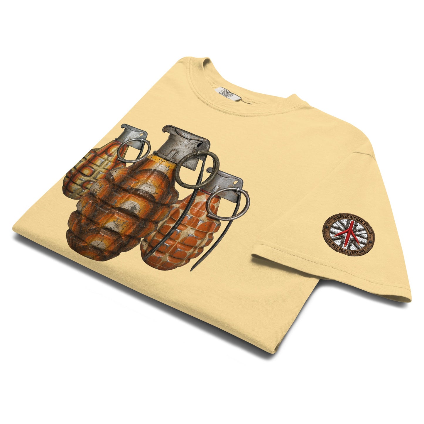 70's Grenades Trio T-Shirt - rubberchicken.studio