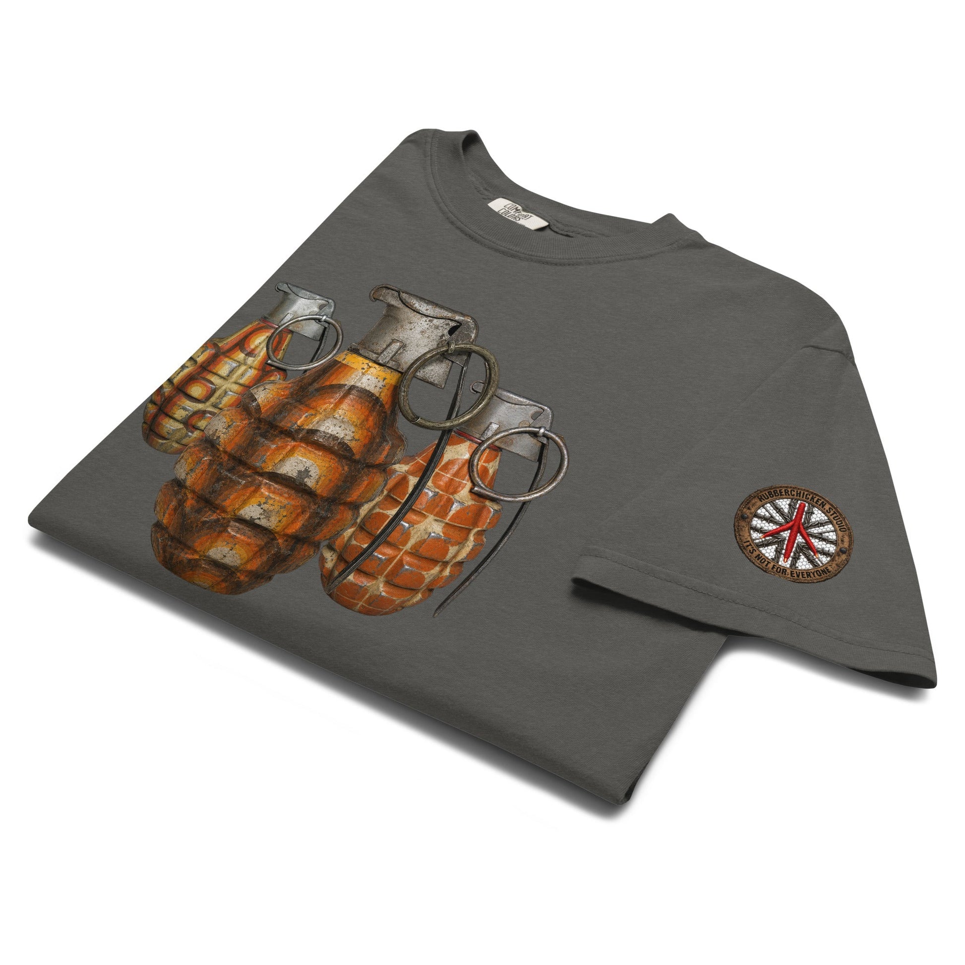 70's Grenades Trio T-Shirt - rubberchicken.studio