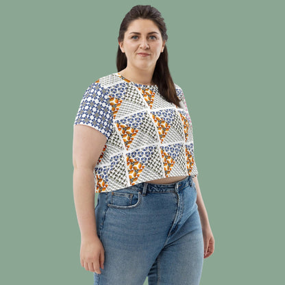 All-over print Grenades Crop Top - rubberchicken.studio