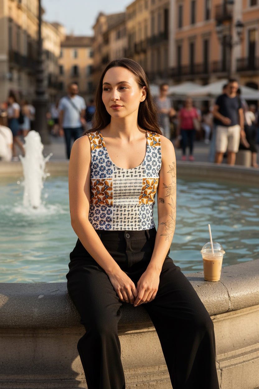 All-over print Grenades Tank Top - rubberchicken.studio