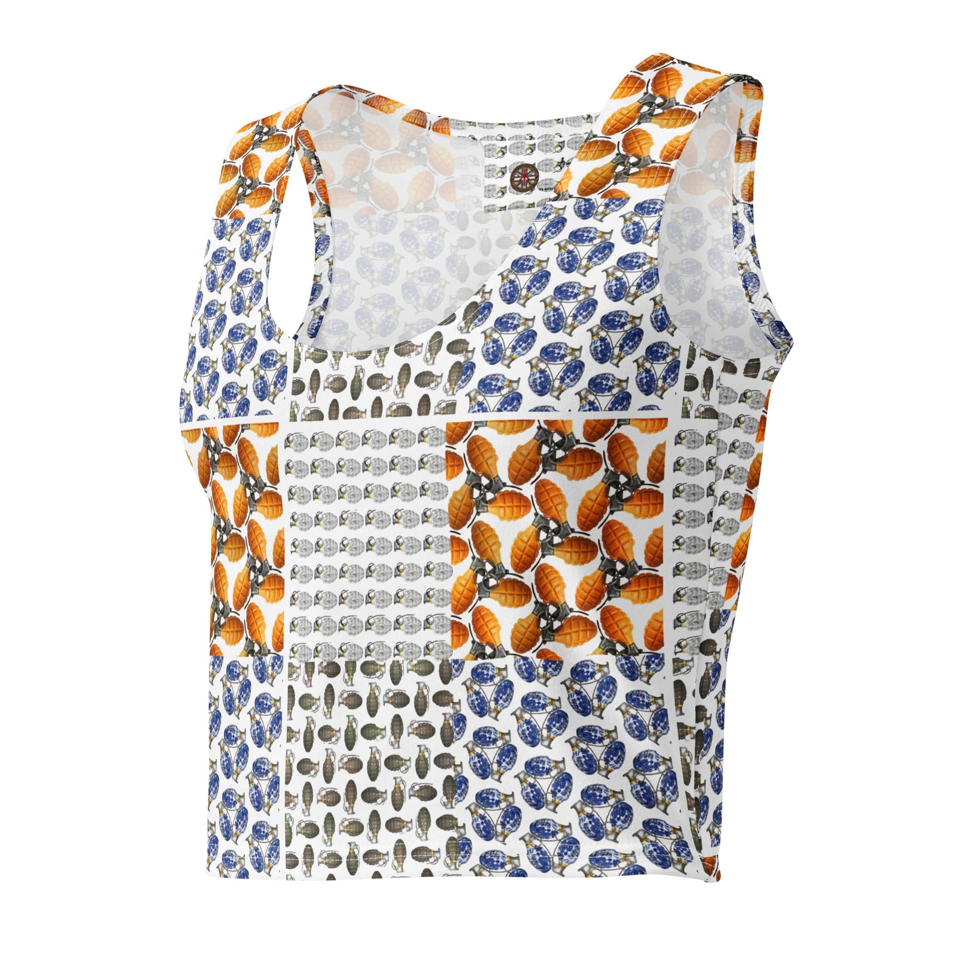 All-over print Grenades Tank Top - rubberchicken.studio