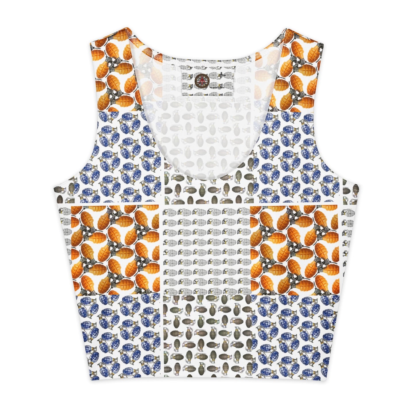 All-over print Grenades Tank Top - rubberchicken.studio