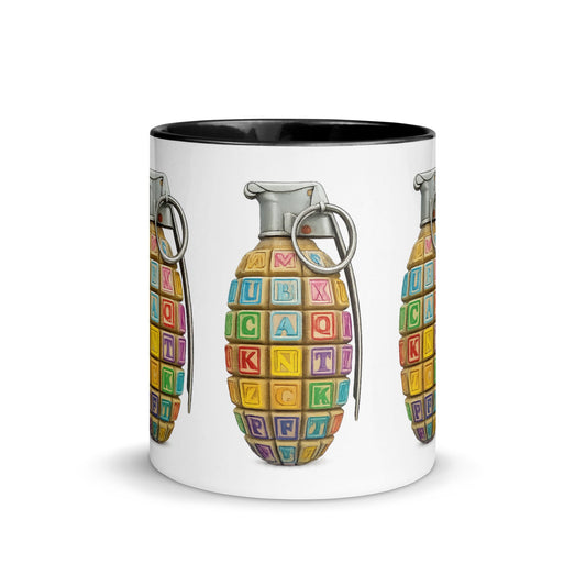 Alphabet Blocks Grenade - ERW - rubberchicken.studio