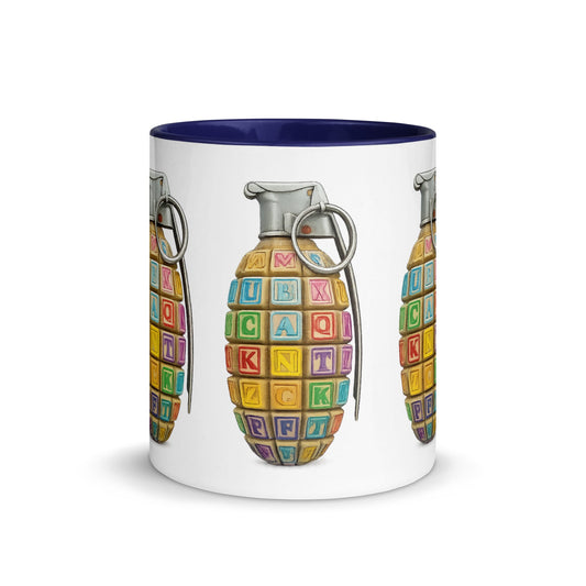 Alphabet Blocks Grenade - ERW - rubberchicken.studio