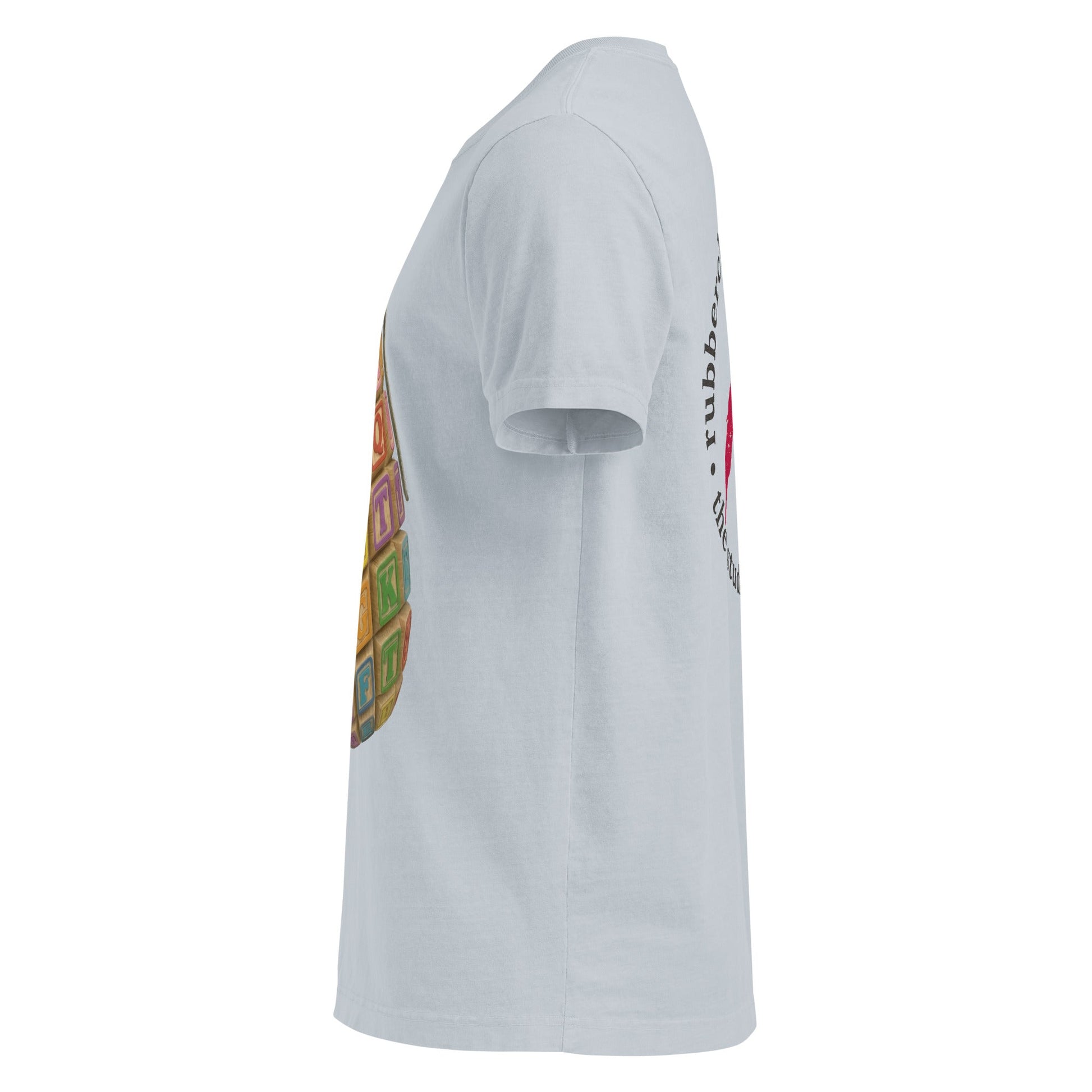 Alphabet Grenade Baggy Cotton T-Shirt - rubberchicken.studio