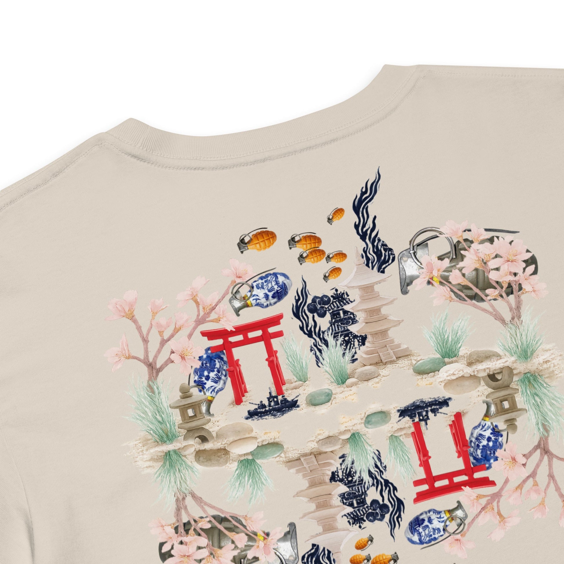 Aquarium Reflection - Cotton crop top - rubberchicken.studio