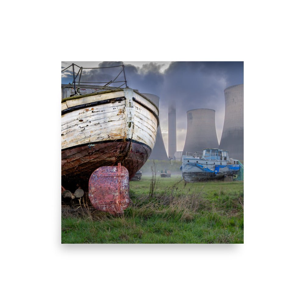 Boatyard Series - Clinker Built - At Print Poster - rubberchicken.studio