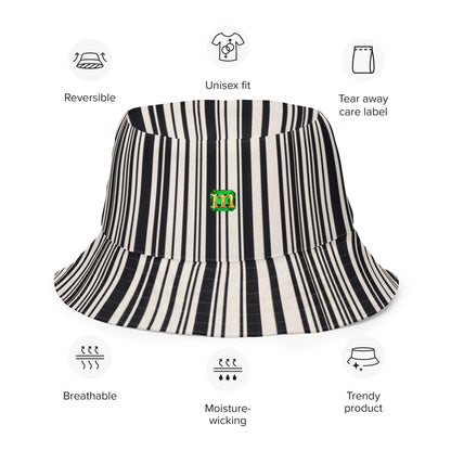 Brighton - Reversible Bucket Hat by Mollie - rubberchicken.studio