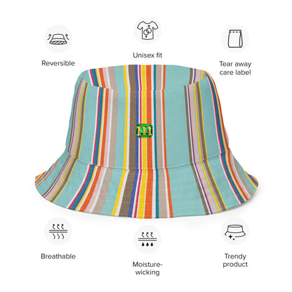 Brighton - Reversible Bucket Hat by Mollie - rubberchicken.studio