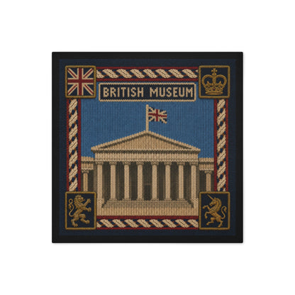 British Museum cotton throw cushion cover - rubberchicken.studio