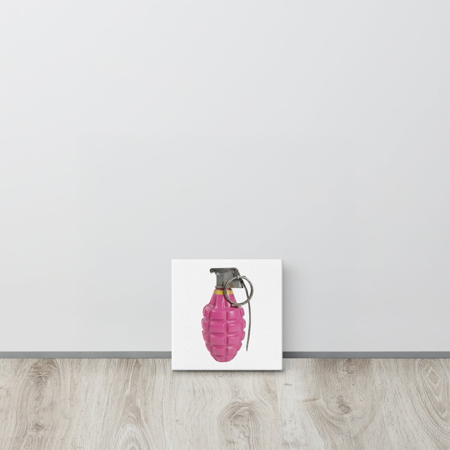 Bubblegum Pink Grenade - Art Print Canvas - rubberchicken.studio