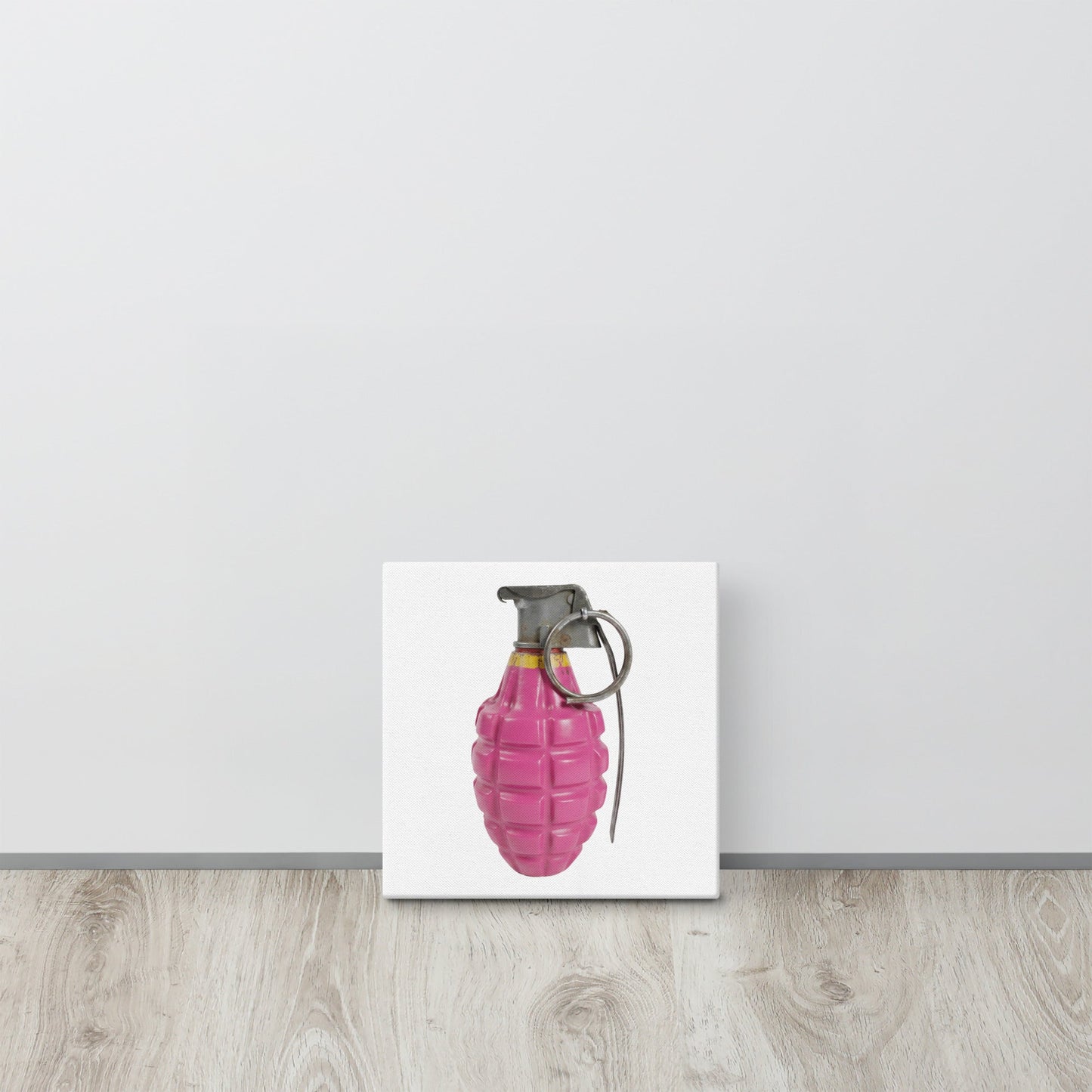 Bubblegum Pink Grenade - Art Print Canvas - rubberchicken.studio