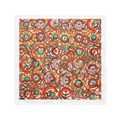 Circles Circles All-over print bandana - rubberchicken.studio