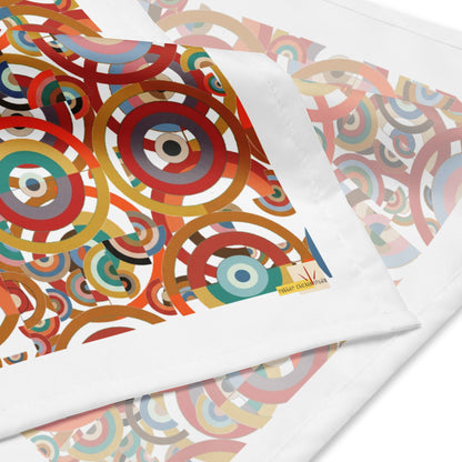 Circles Circles All-over print bandana - rubberchicken.studio