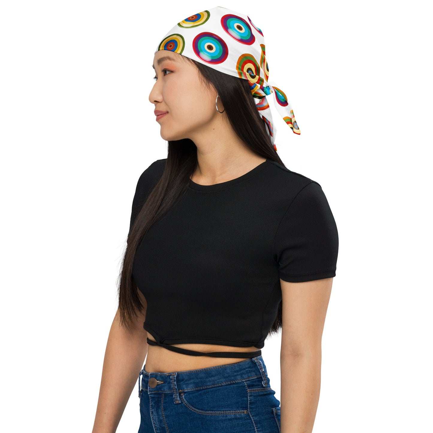 Coloured Buttons All-over print bandana - rubberchicken.studio