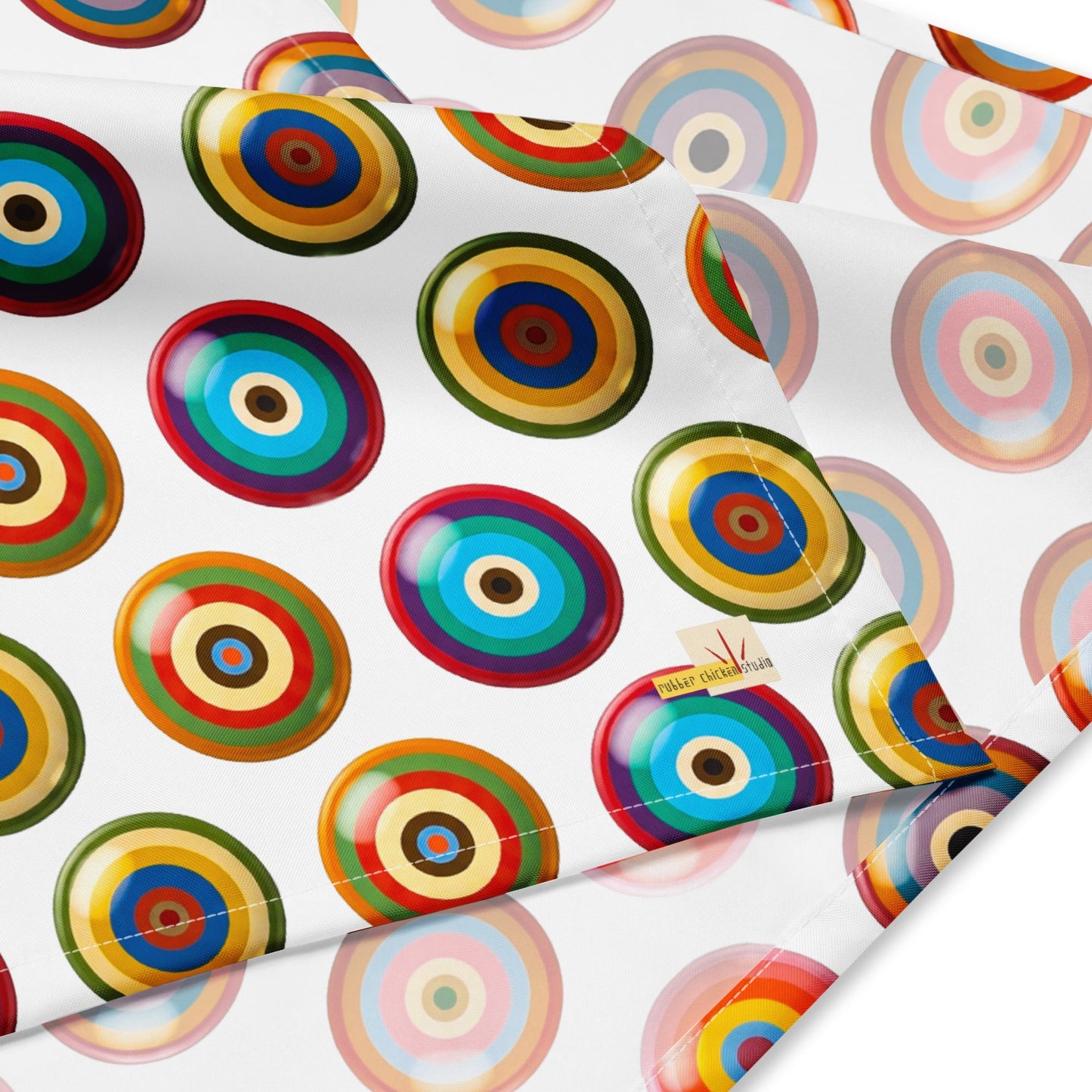 Coloured Buttons All-over print bandana - rubberchicken.studio
