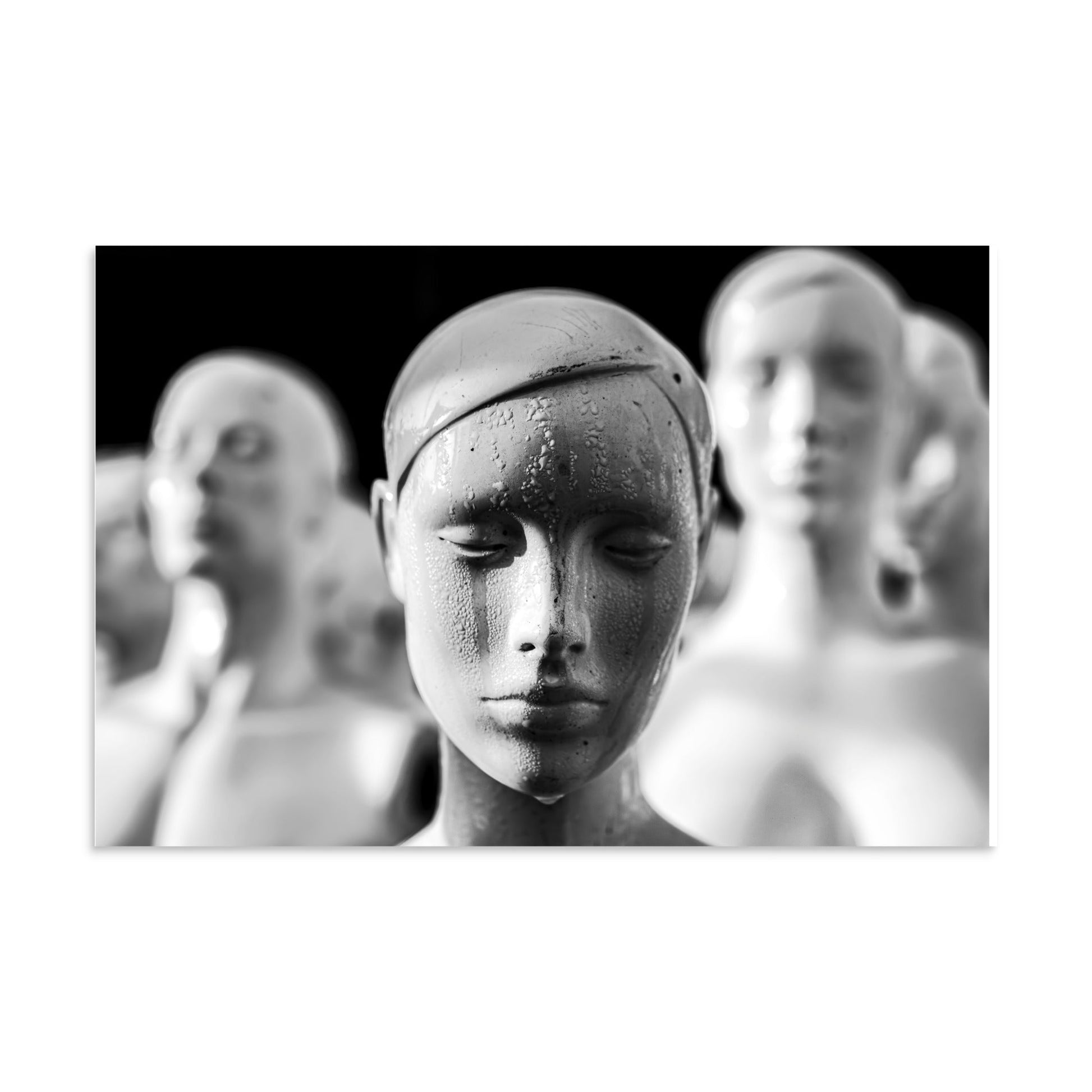 Crying Woman - B/W 35mm Film Poster - rubberchicken.studio