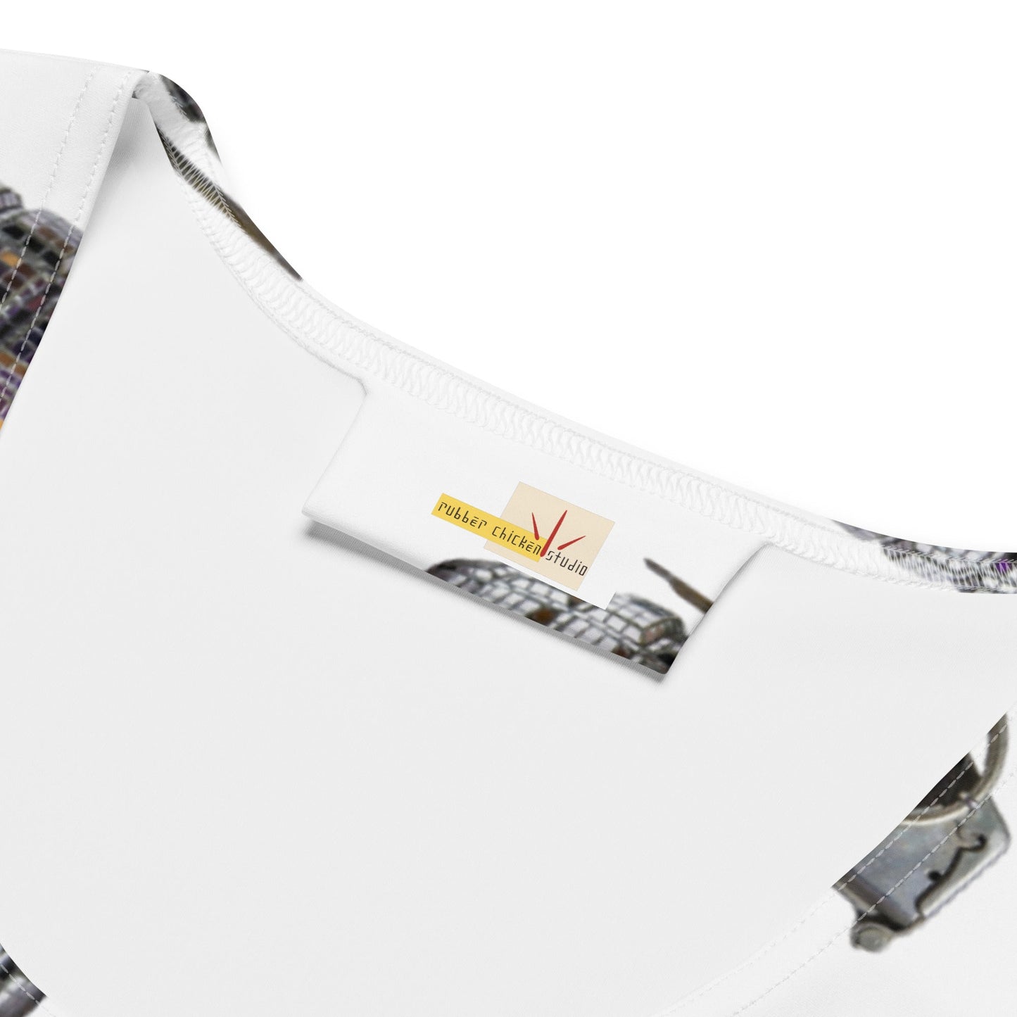 Disco Grenades sleeveless Crop Top - rubberchicken.studio