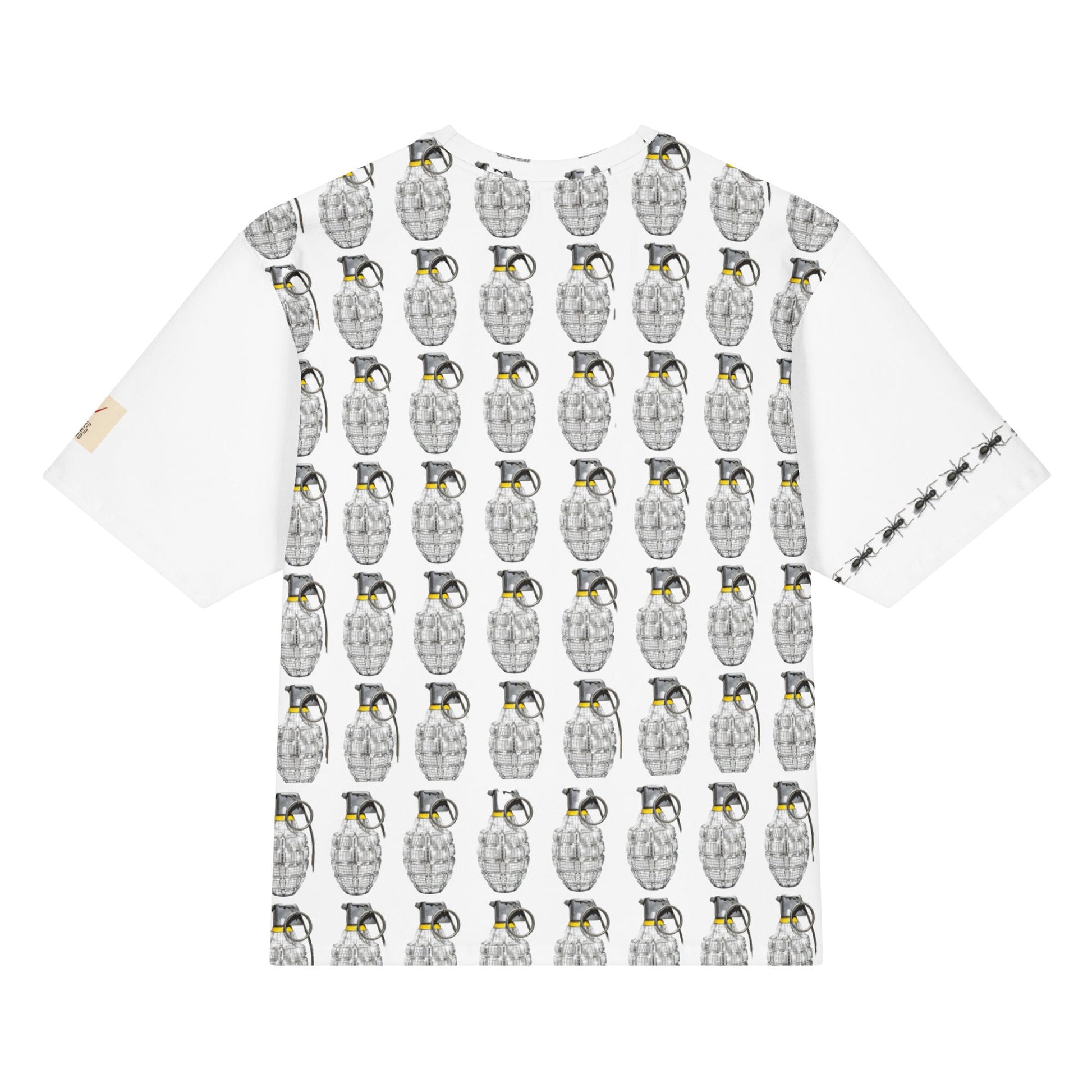 Disco Multi Grenades Oversized Cotton T-Shirt. - rubberchicken.studio