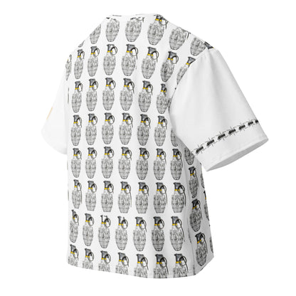 Disco Multi Grenades Oversized Cotton T-Shirt. - rubberchicken.studio