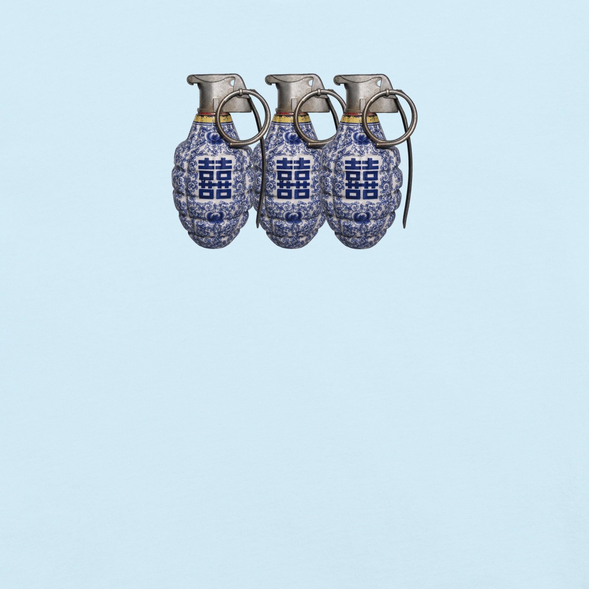 Double Happiness Trio Grenades T-Shirt - rubberchicken.studio