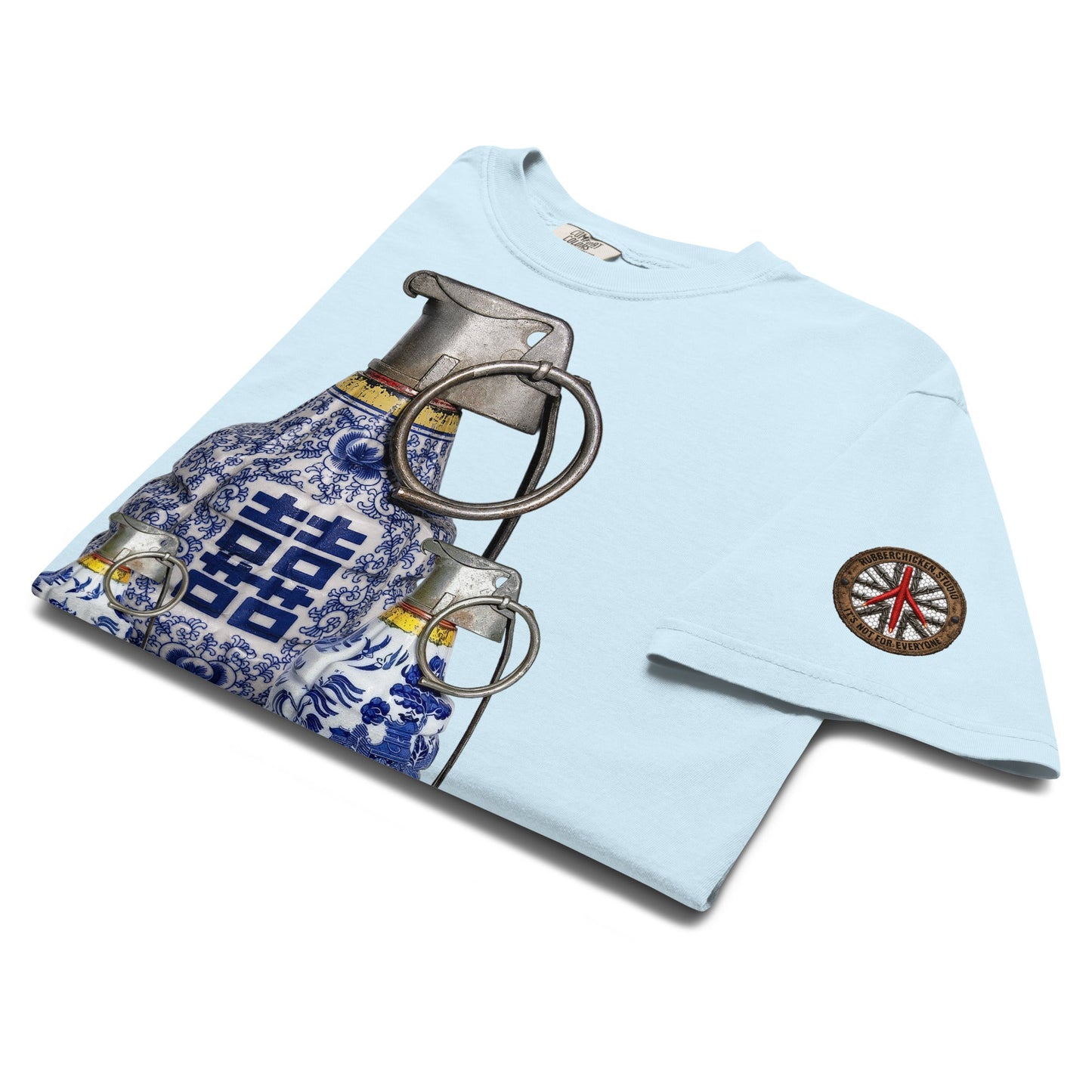 Double Happiness Trio Grenades T-Shirt - rubberchicken.studio