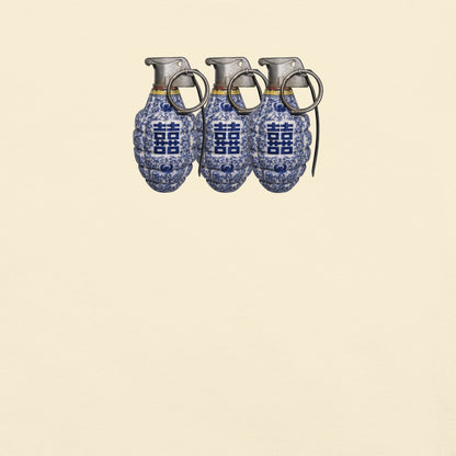 Double Happiness Trio Grenades T-Shirt - rubberchicken.studio
