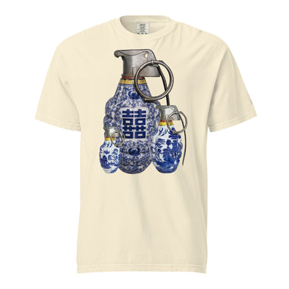 Double Happiness Trio T-Shirt - rubberchicken.studio
