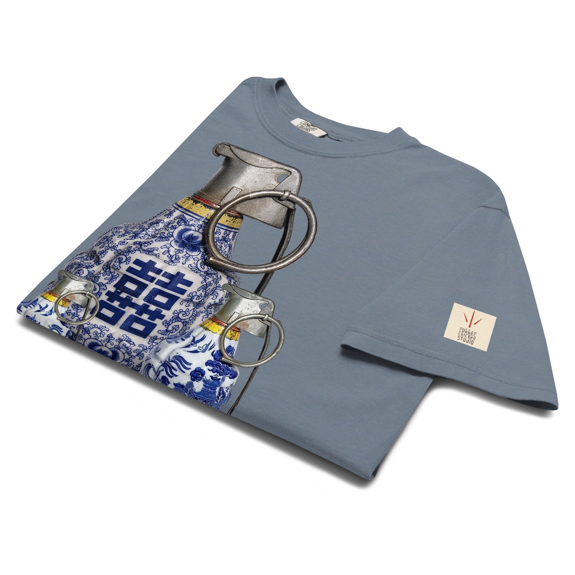Double Happiness Trio T-Shirt - rubberchicken.studio