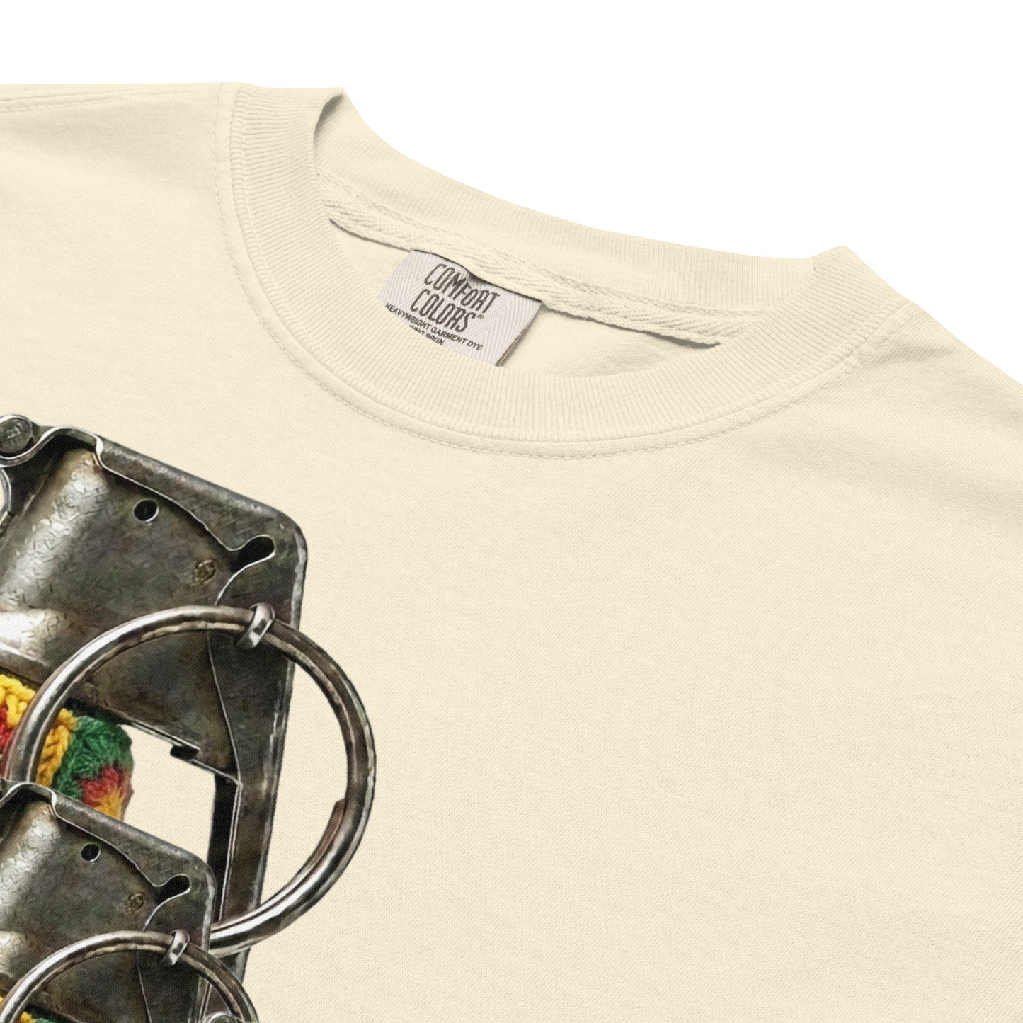 Granny Squares Grenades Trio T-Shirt - rubberchicken.studio