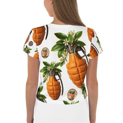 Granonges All-over print Crop Top - rubberchicken.studio