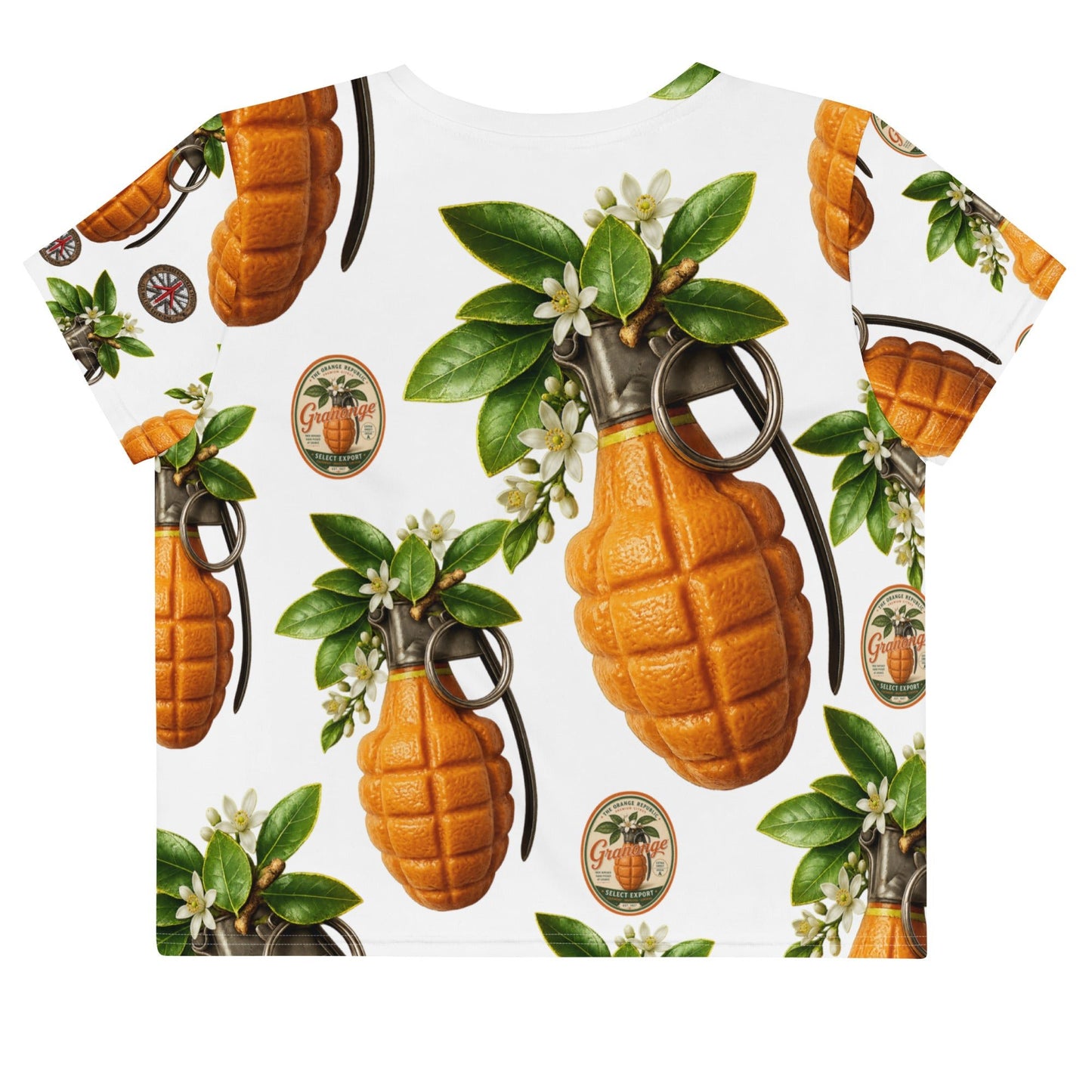 Granonges All-over print Crop Top - rubberchicken.studio