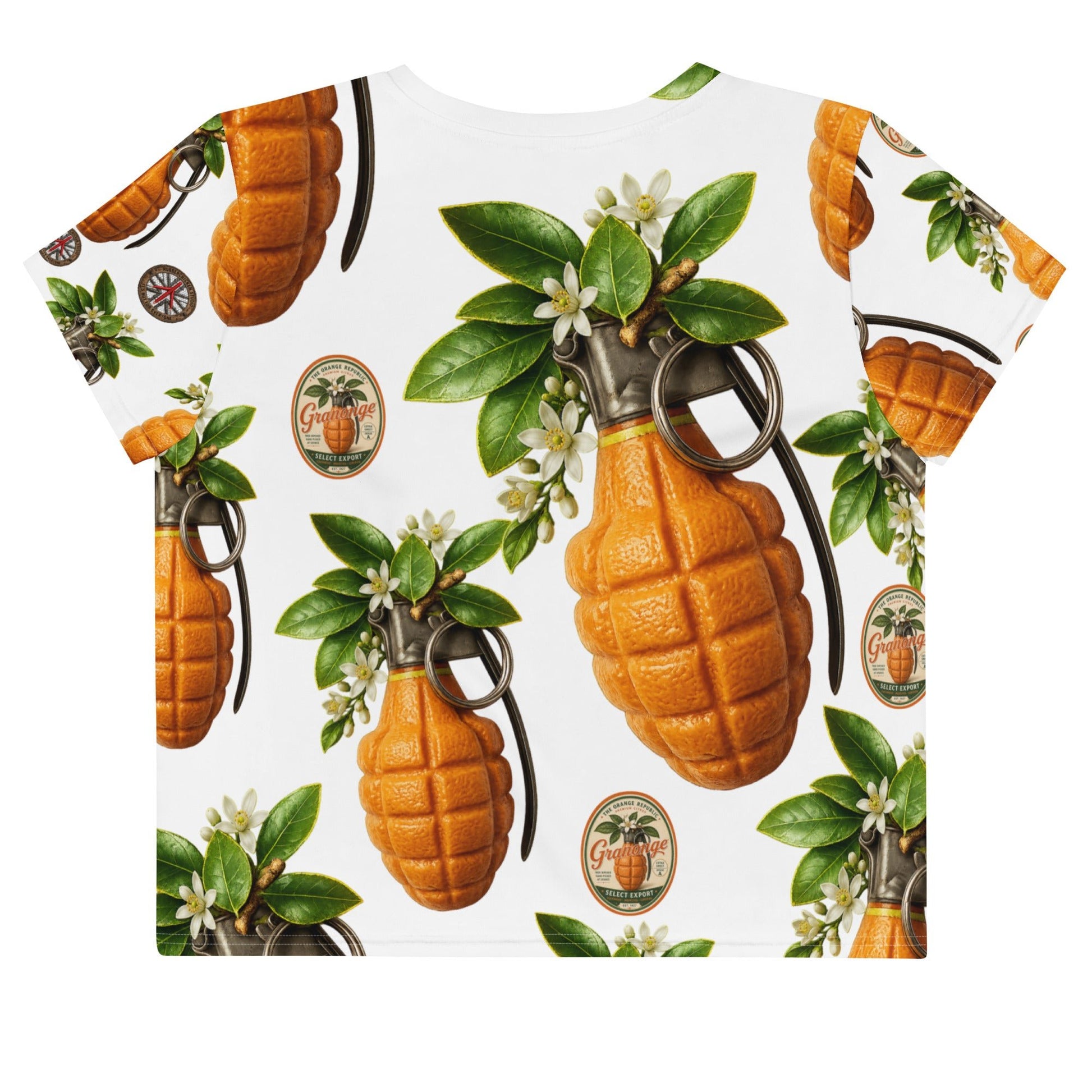 Granonges All-over print Crop Top - rubberchicken.studio