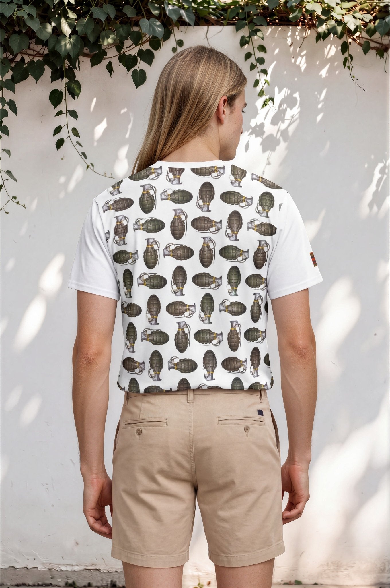 Green Grenades Oversized Cotton T-Shirt - rubberchicken.studio