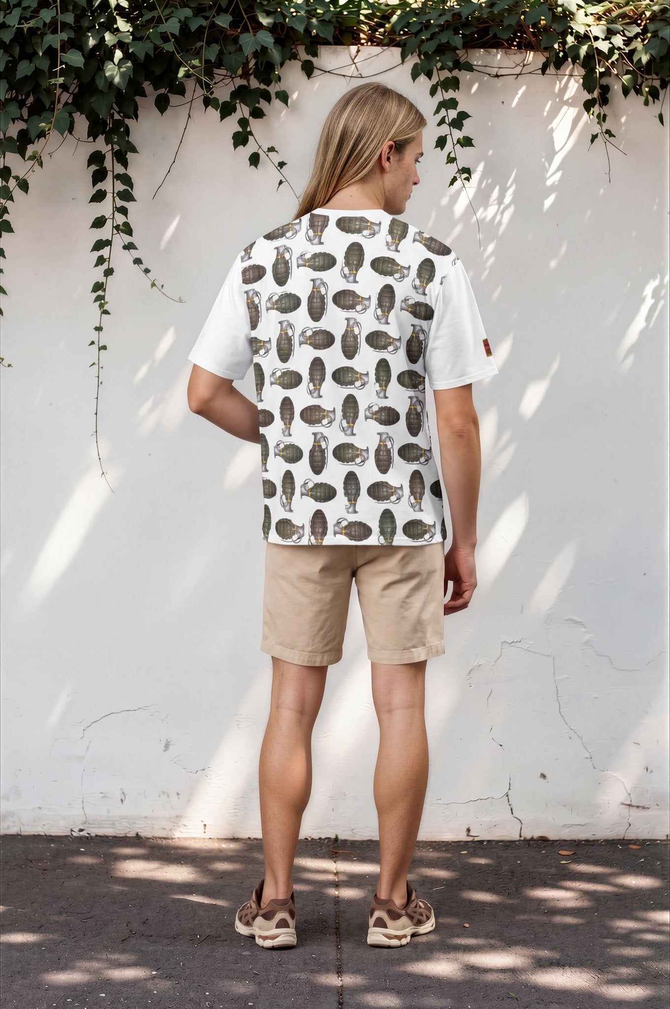 Green Grenades Oversized Cotton T-Shirt - rubberchicken.studio