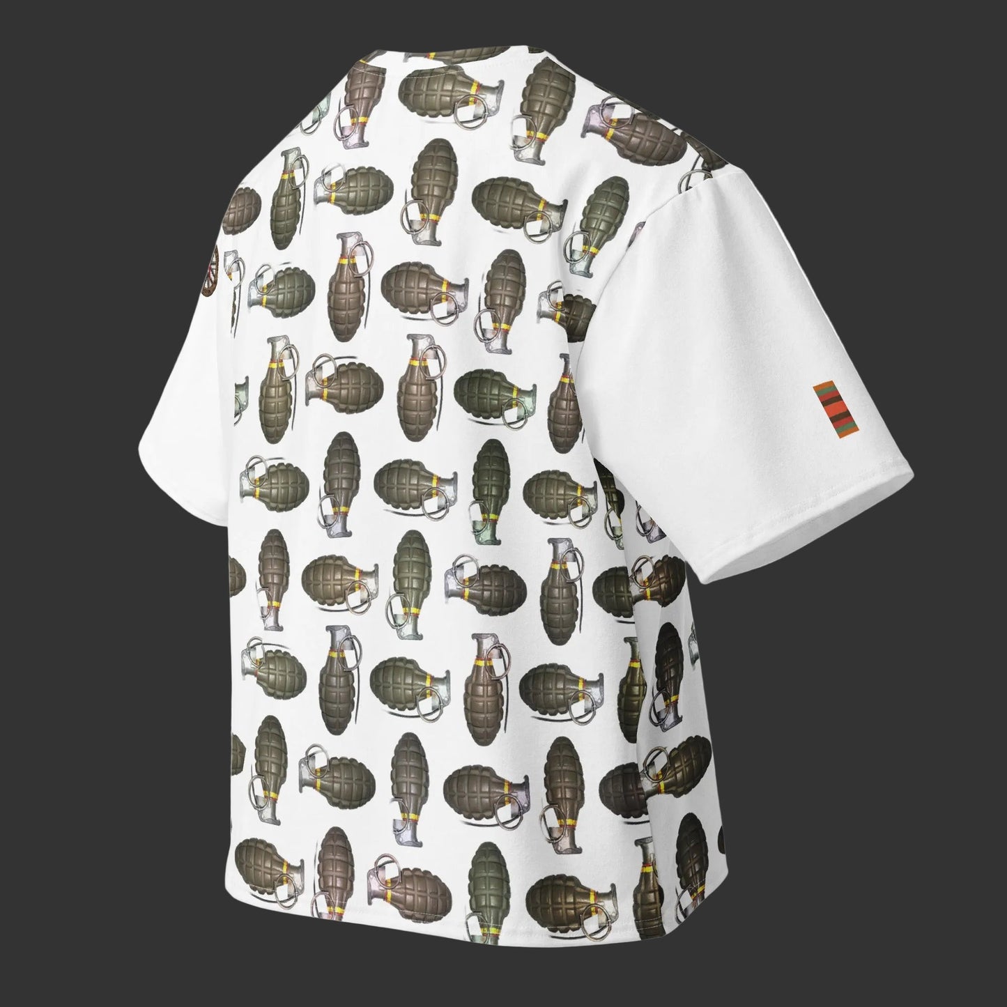 Green Grenades Oversized Cotton T-Shirt - rubberchicken.studio