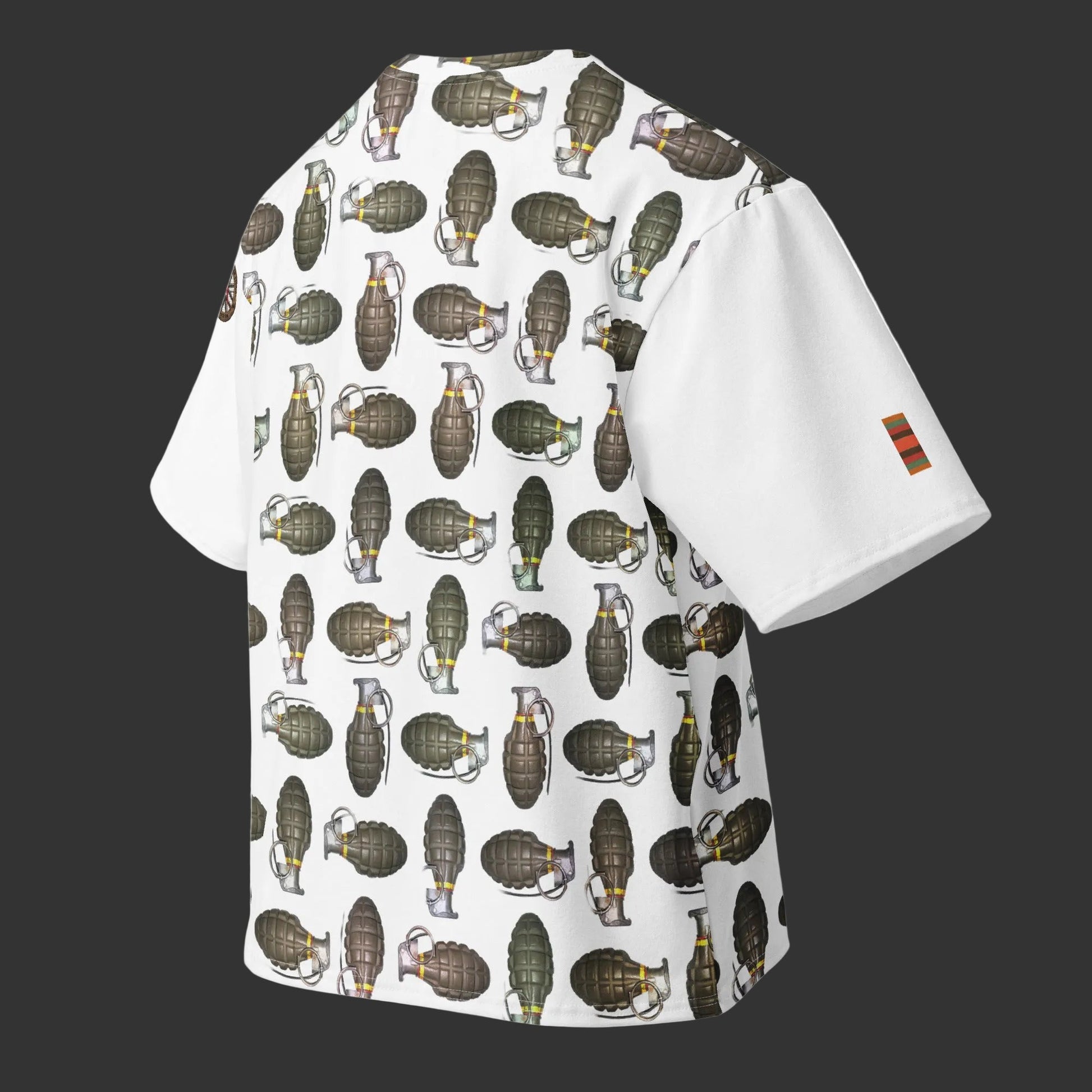 Green Grenades Oversized Cotton T-Shirt - rubberchicken.studio
