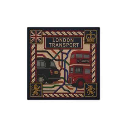 London Transport cotton throw cushion cover - rubberchicken.studio