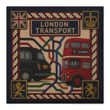 London Transport cotton throw cushion cover - rubberchicken.studio