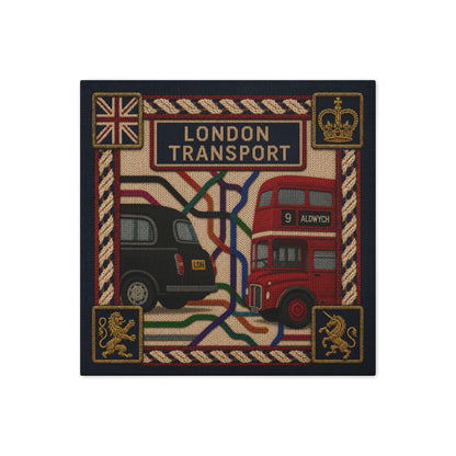 London Transport cotton throw cushion cover - rubberchicken.studio