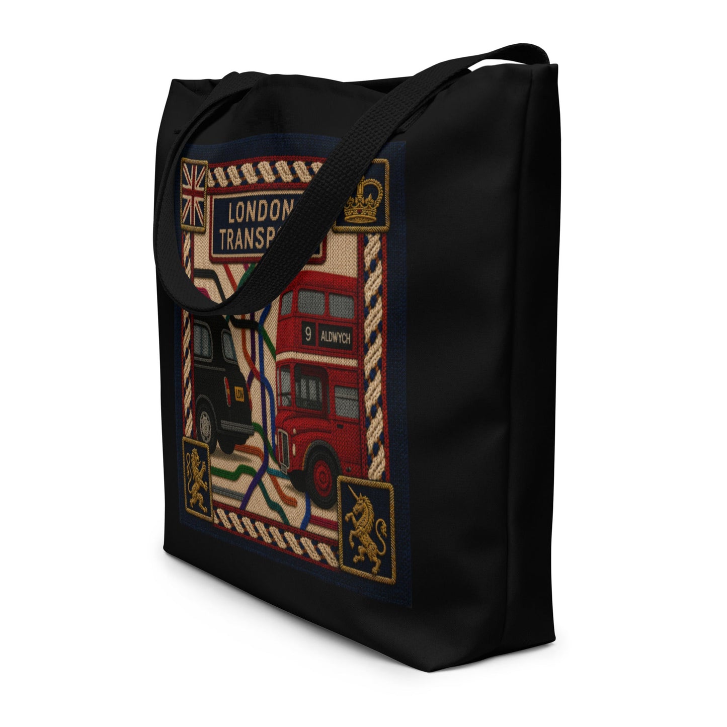 London's Transport - Large Tote Bag - rubberchicken.studio
