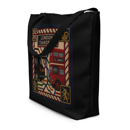 London's Transport - Large Tote Bag - rubberchicken.studio